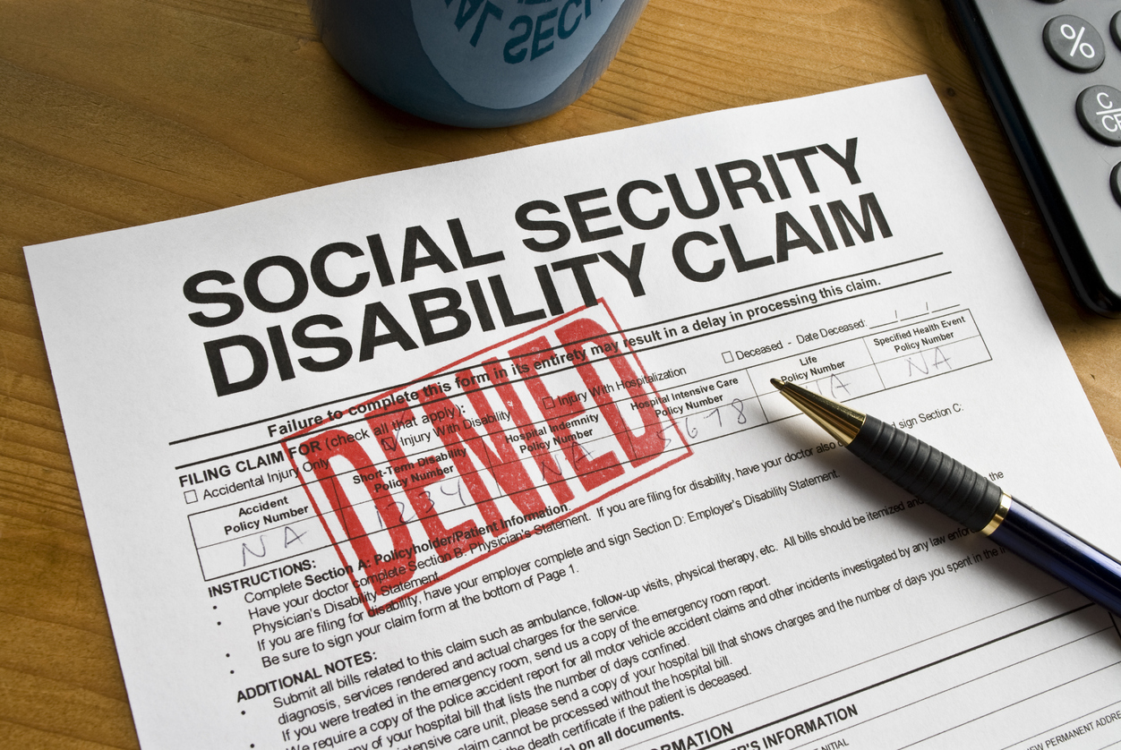 denied disability benefits